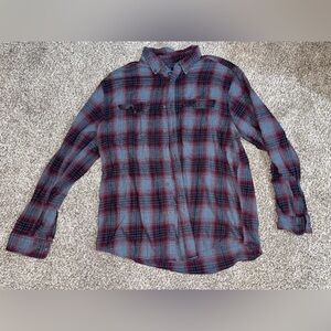 Men’s xl flannel red black and gray